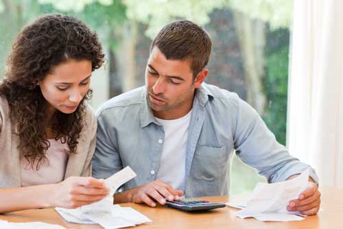 Couple Discussing Money